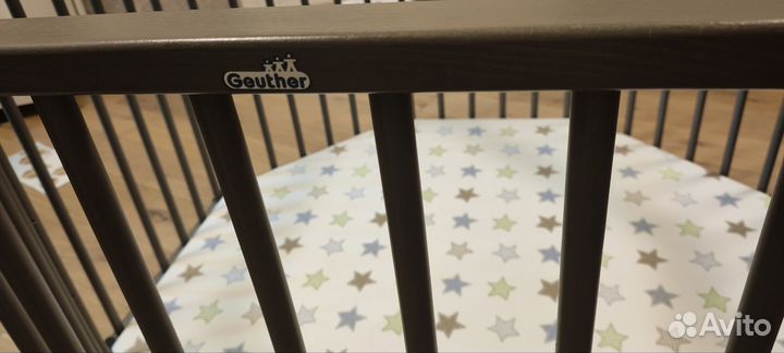 Манеж Geuther большой, натуральное дерево