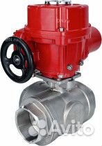 Кран шаровой DN.ru BV3232P(4pc) -SP-3WL-T-ISO-H Ду100 Ру63 стандартнопроходной трехходовой L-тип, не