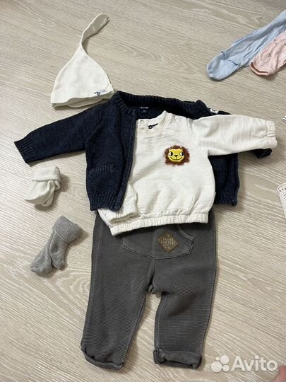 Детские вещи для новорожденных пакетом 56 - 62