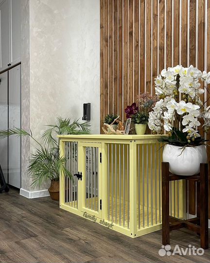 Интерьерные клетки для собак