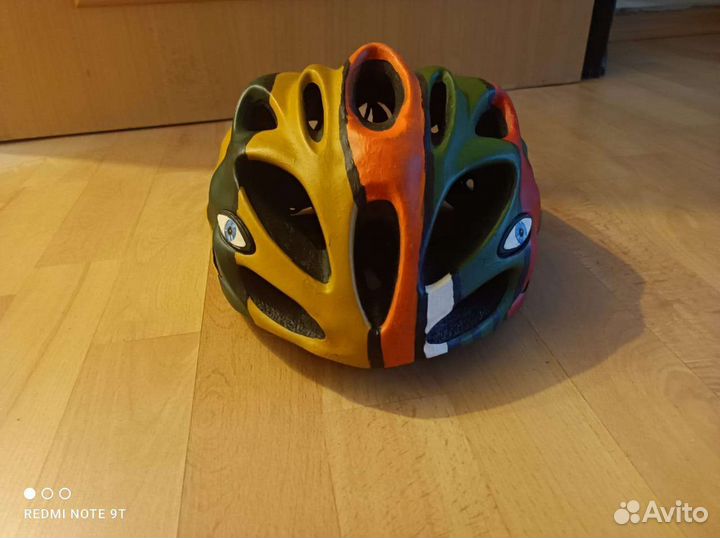 Шлем велосипедный ручная роспись
