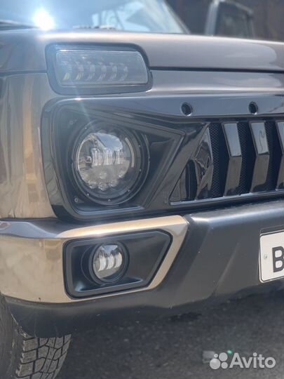Линзовые фары на ниву