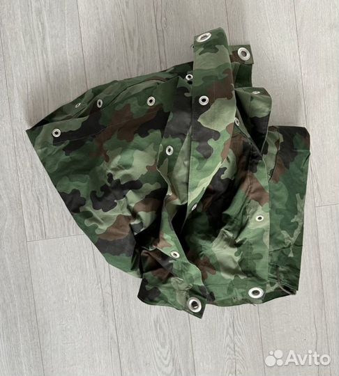 Плащ-палатка и берет для Тимура