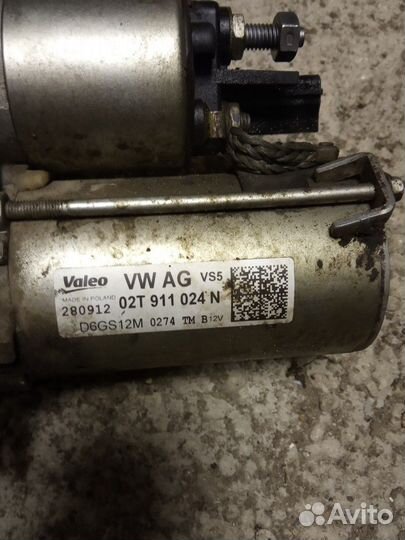 02T911024N стартер на Шкода Фабия 2