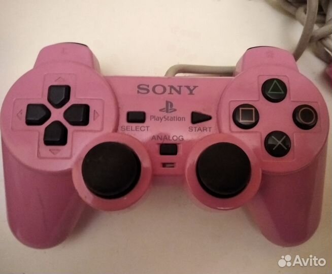 Ps2 slim pink розовая