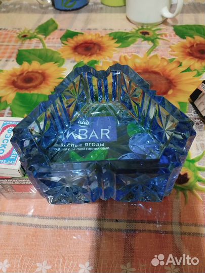 Советская пепельница, хрусталь