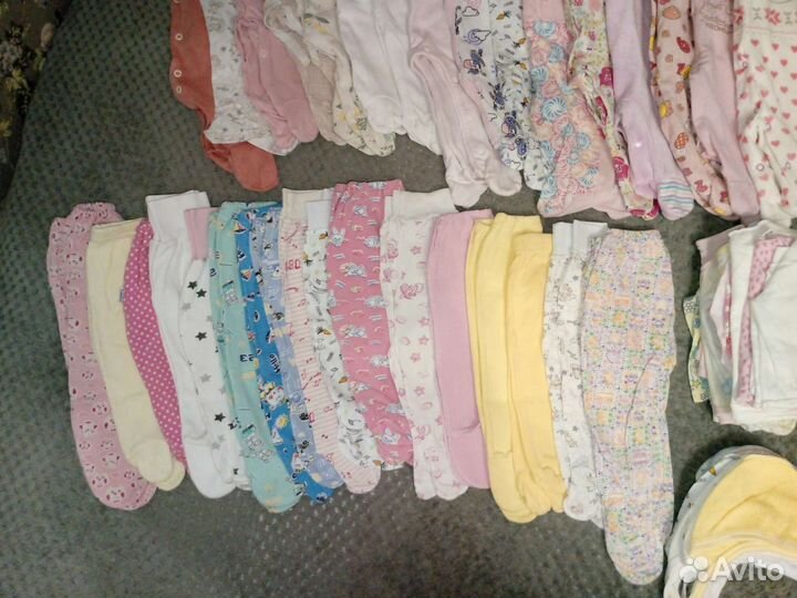 Детские вещи пакетом для девочек 50-68