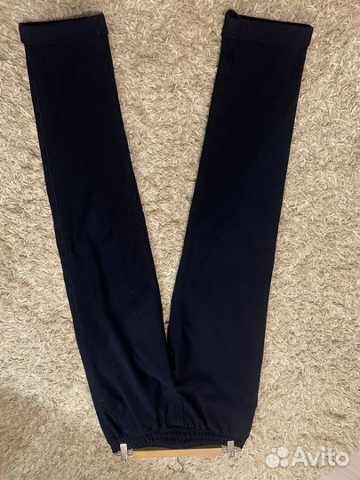 Брюки школьные синие