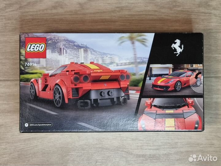 Новый Lego 76914 Ferrari 812 Competizione