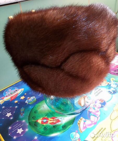 Шапка норковая женская р.56