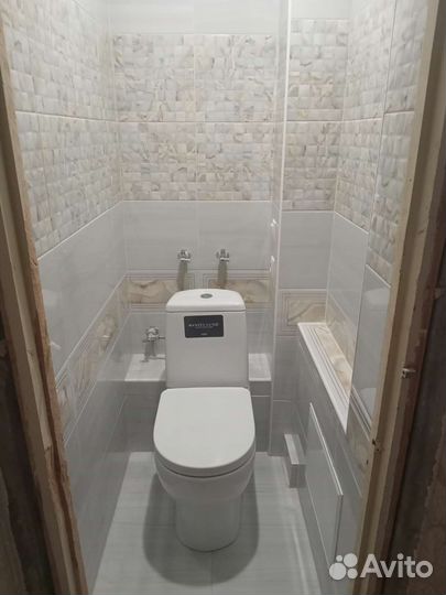 Отделка ванной туалет