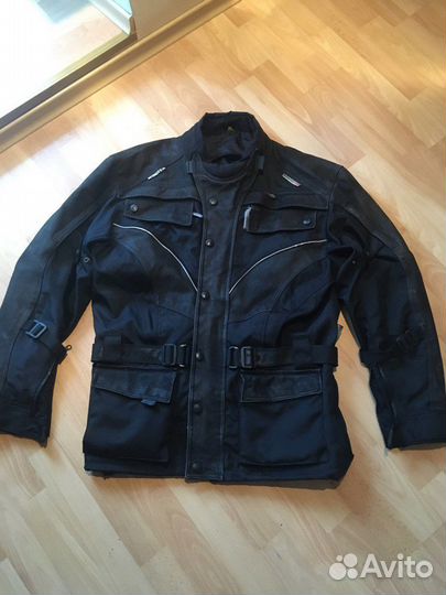 Мотокуртка Scotchlite 3m XL текстиль + кожа