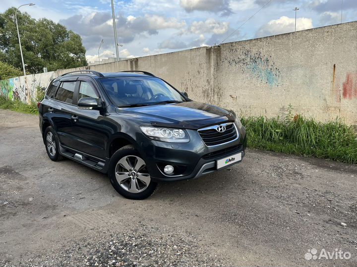 Hyundai Santa Fe 2.4 AT, 2011, 196 000 км