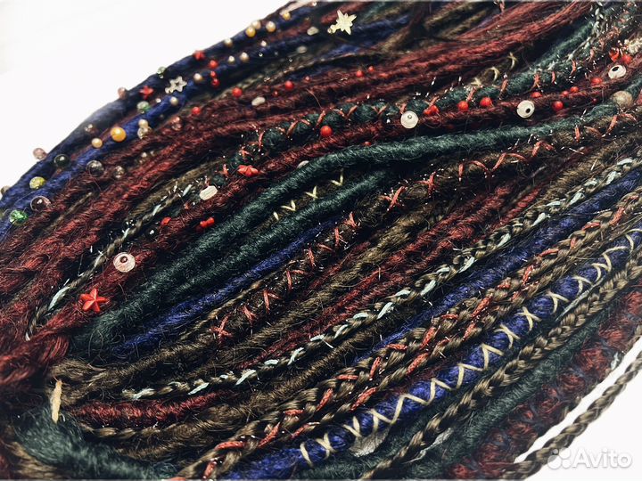 Де дреды комплект новый, украшения, бохо