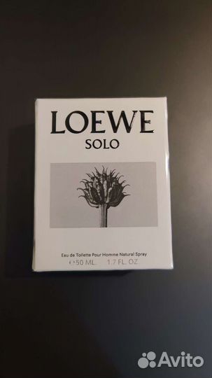 Туалетная вода Loewe Solo 50ml