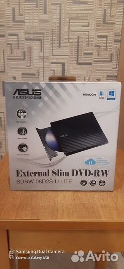Cd накопитель Asus extremely slim DVD-RW