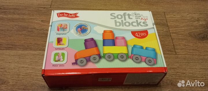 Конструктор из мягких кирпичиков Soft Blocks