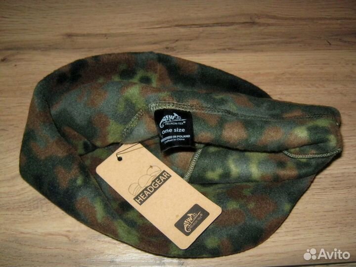 Шапка флисовая Helikon-Tex Flecktarn тактическая