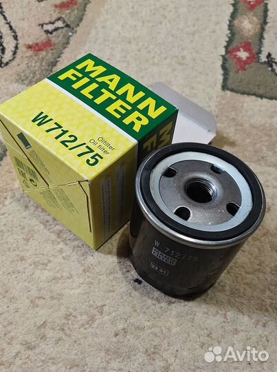 Фильтр масляный Mann Filter W712/75