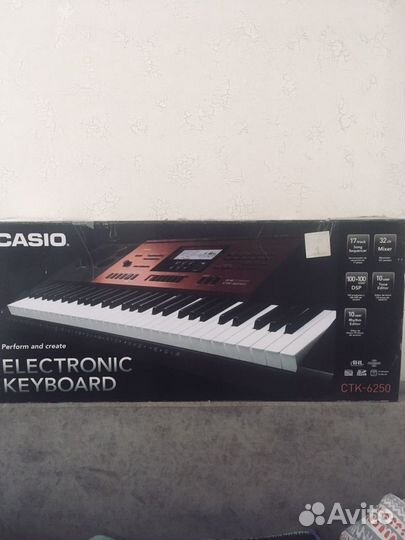 Электронный синтезатор casio CTK 6250