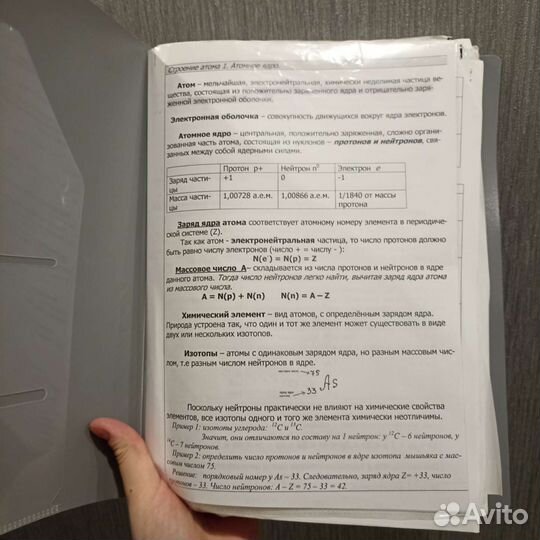 Конспекты по химии