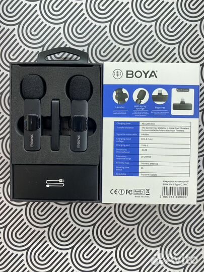 Петличный микрофон boya