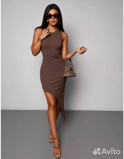 Платье трикотажное женское