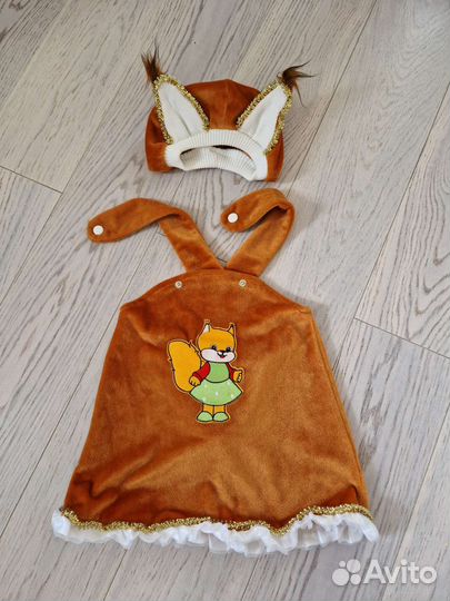 Детский новогодний костюм белочка