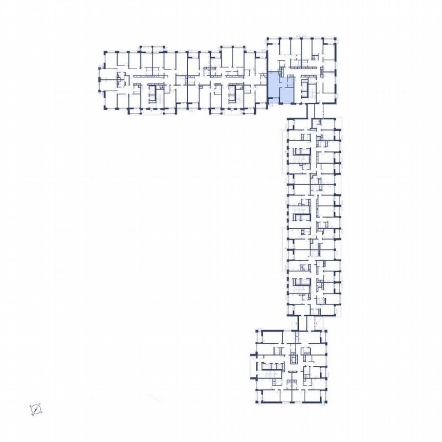 1-к. квартира, 61,5 м², 9/15 эт.