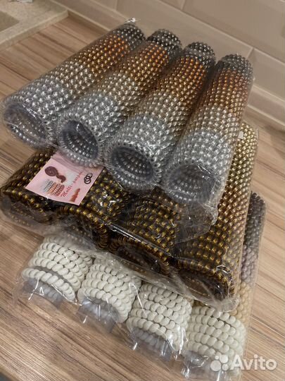 Резинки для волос, пакетом