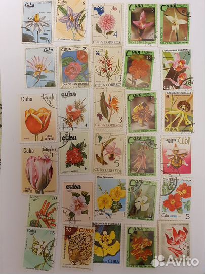 Марки Куба, Польша, Чехословакия, Болгария,сср