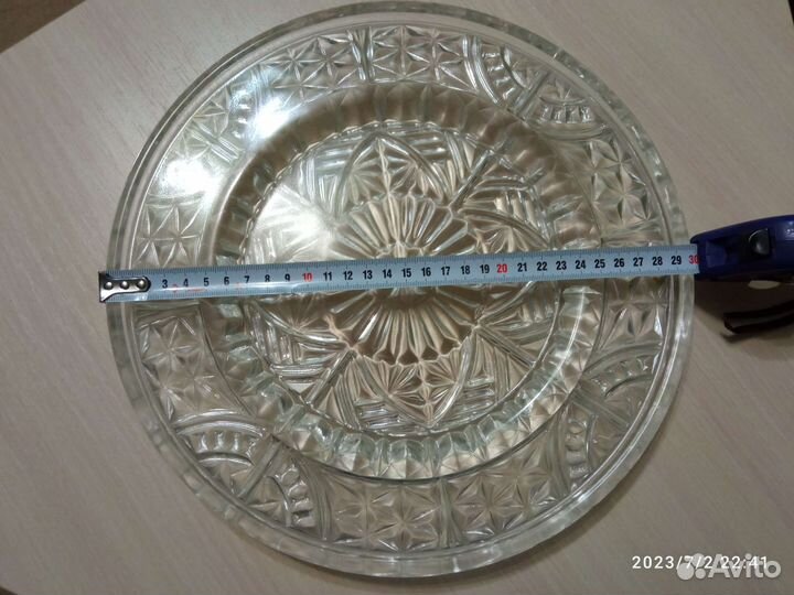 Тортница хрустальная