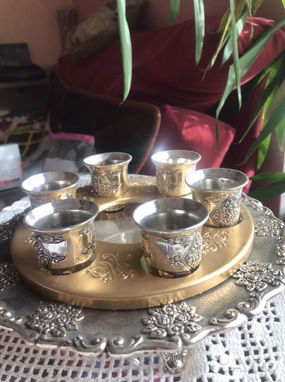 Стопки с подносом