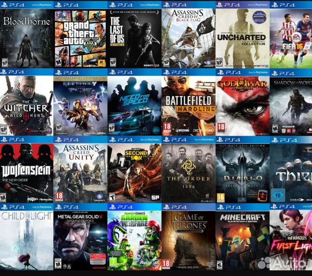 Игры ps4,ps5 Продажа, аренда, обмен