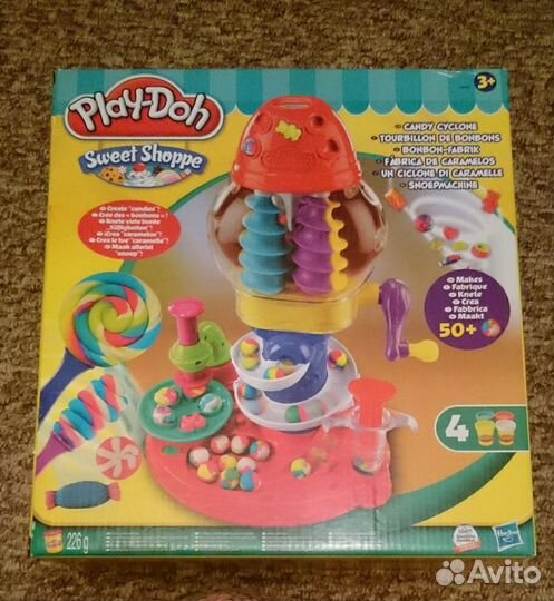 Новые Play DOH 5шт + кг песка