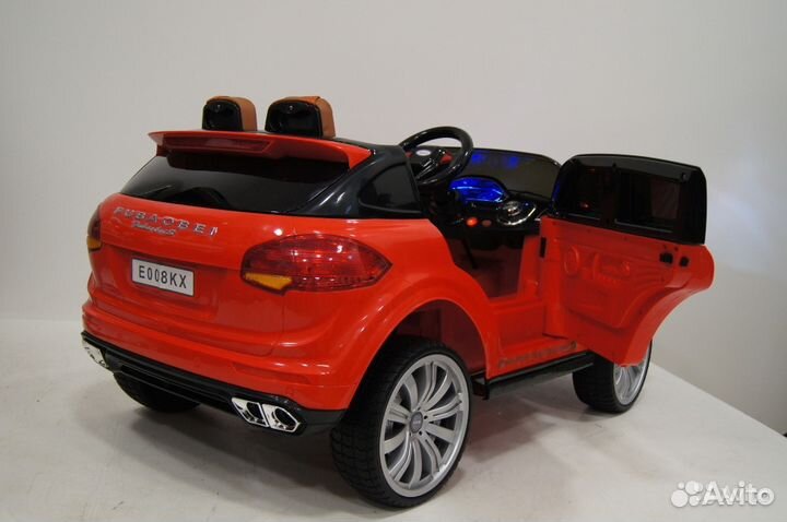 Электромобиль Порш мини красный