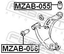 Сайленблок передний переднего рычага (mazda 323