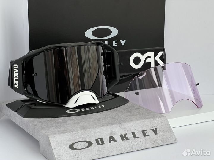 Маска мотокросс Oakley Airbrake mx Prizm 2 Линзы