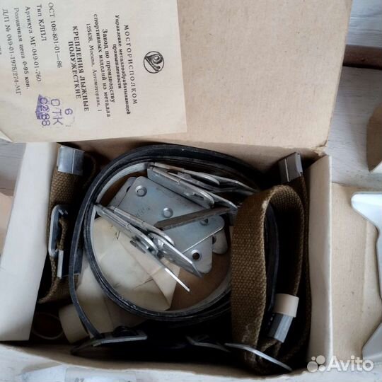 Крепления для лыж,палки СССР