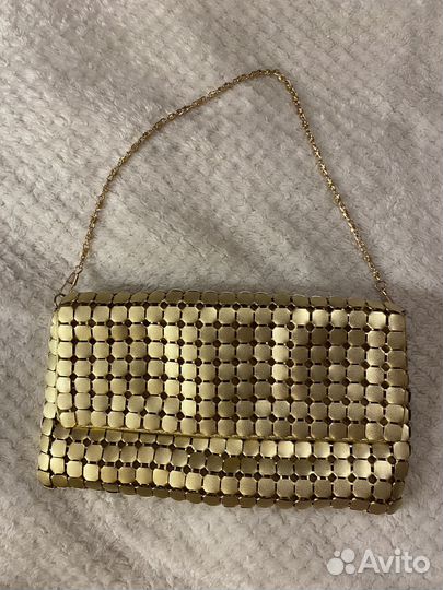 Клатч женский золотой