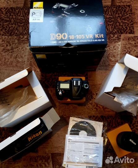 Фотоаппарат Nikon D90 Kit AF-S DX nikkor 18-105mm