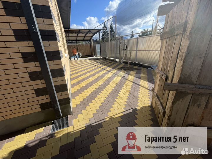 Тротуарная плитка ГОСТ от 100м2