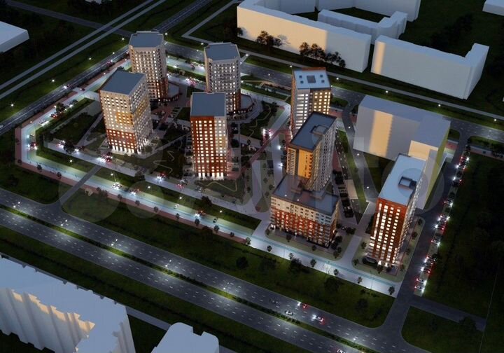 1-к. квартира, 42,4 м², 15/17 эт.
