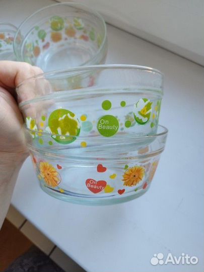 Салатники стекляные комплект 7 шт