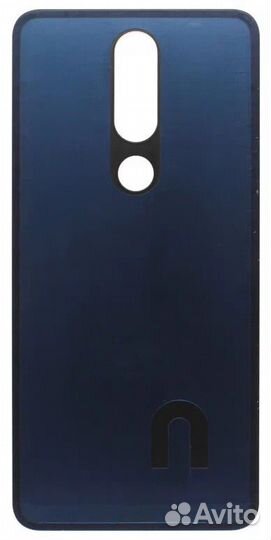 Задняя крышка для Nokia 5.1 Plus (TA-1105) черная
