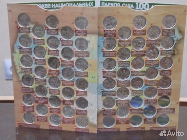 Полный набор монет Президенты США