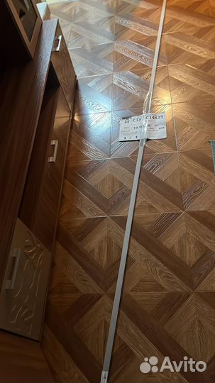 Плинтус алюминий квадро для столешницы