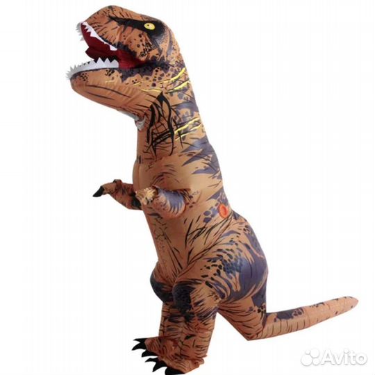 Надувная кукла динозавр новая