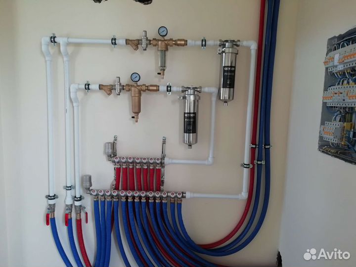 Сантехнические работы, монтаж систем отопления