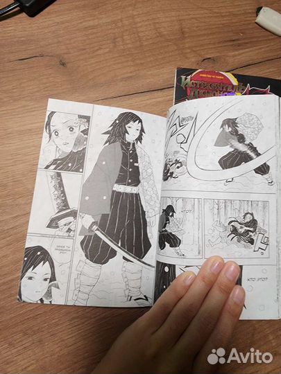 Манга истребитель демонов. 1 том. 2 том. 3 том